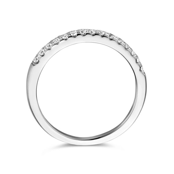 aanschuifring zirkonia zilver gerhodineerd - Afbeelding 3