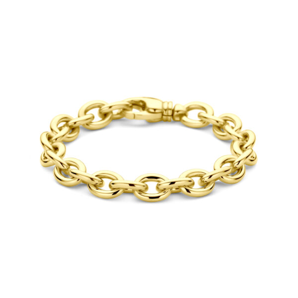 armband 9,5 mm 19 cm 14K geelgoud