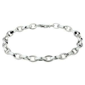 armband anker 5,2 mm 19 cm zilver gerhodineerd