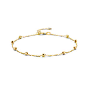 armband bolletjes 2,5 mm 16 - 17,5 - 19 cm 14K geelgoud