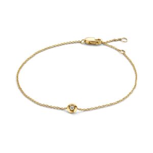 Armband geel briljant 0,03 crt.