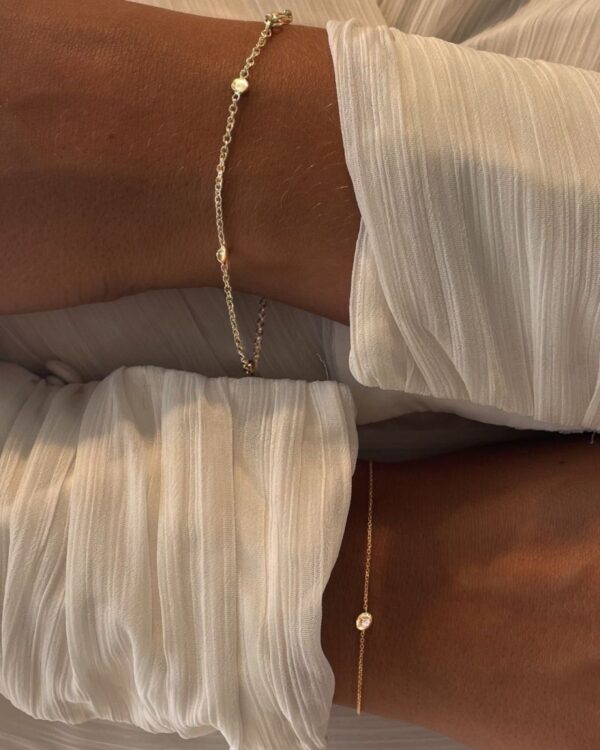Armband geel briljant 0,03 crt. - Afbeelding 2