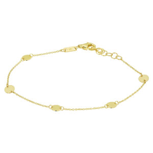 armband rondjes 0,9 mm 16,5 - 17,5 - 18,5 cm 14K geelgoud