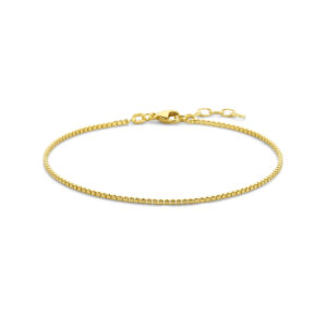 armband venetiaans 1,3 mm 19 + 2 cm (heren lengte) 14K geelgoud