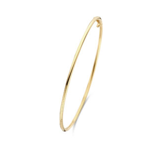 bangle dop ronde buis 1,8 mm 60 x 52 mm 14K geelgoud