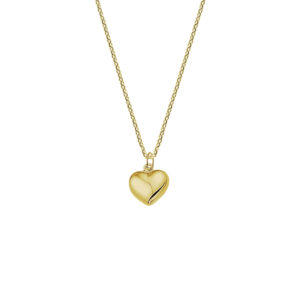 collier hart 41 + 4 cm 14K geelgoud