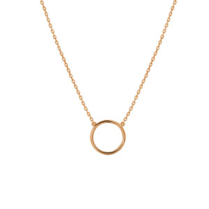 collier rondje 40 - 42 - 44 cm 14K roségoud