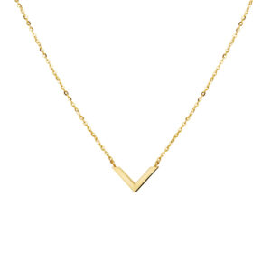 collier v 41 - 43 - 45 cm 14K geelgoud