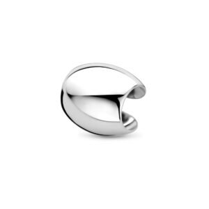 earcuff 11,5 mm zilver gerhodineerd