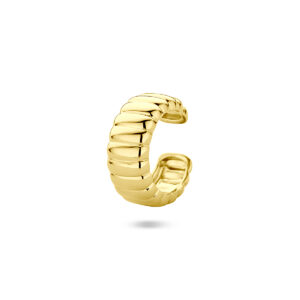earcuff 13,5 mm 1 micron zilver verguld (geel)
