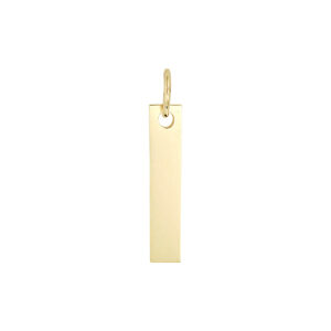 graveerhanger 14K geelgoud
