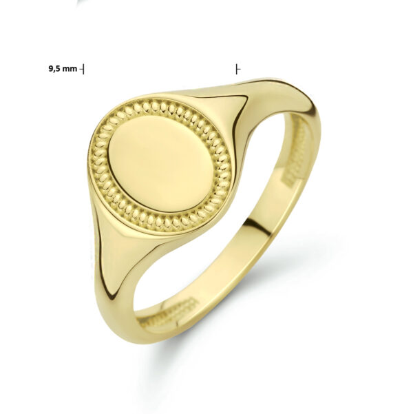 graveerring 14K geelgoud - Afbeelding 4