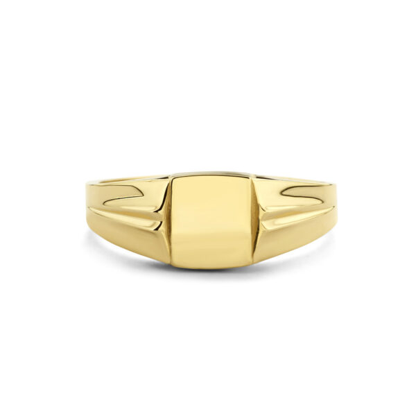 graveerring 14K geelgoud - Afbeelding 4