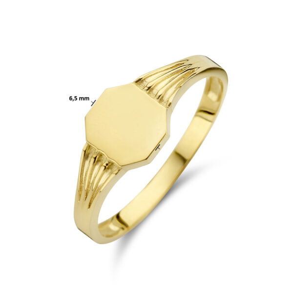 graveerring 14K geelgoud - Afbeelding 5
