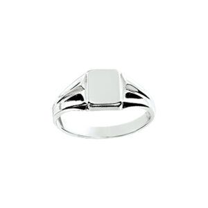 graveerring massief zilver wit
