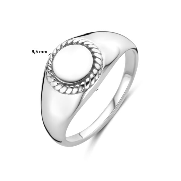 graveerring zilver gerhodineerd - Afbeelding 4