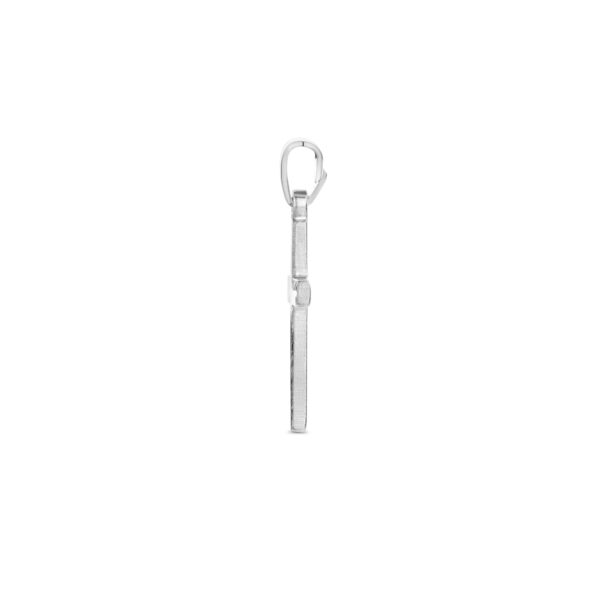 hanger kruis gediamanteerd 20 mm zilver gerhodineerd - Afbeelding 3