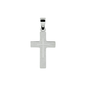 hanger kruis zilver gerhodineerd
