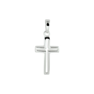 hanger kruis zilver gerhodineerd
