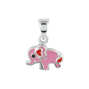 hanger olifant zilver gerhodineerd