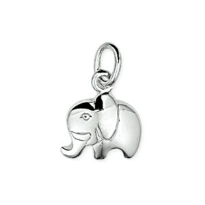 hanger olifant zilver wit