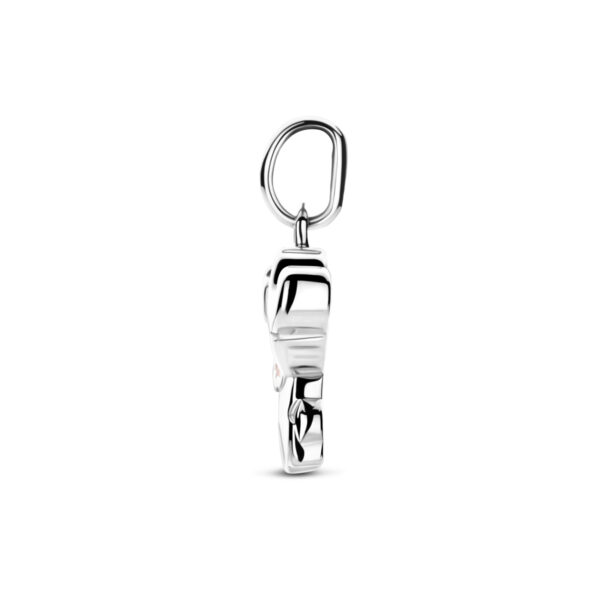 hanger olifant zirkonia 17 mm zilver gerhodineerd - Afbeelding 3