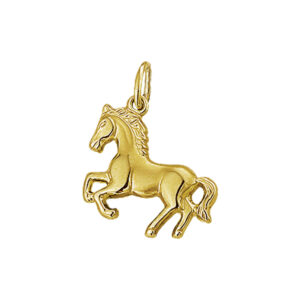 hanger paard 14K geelgoud