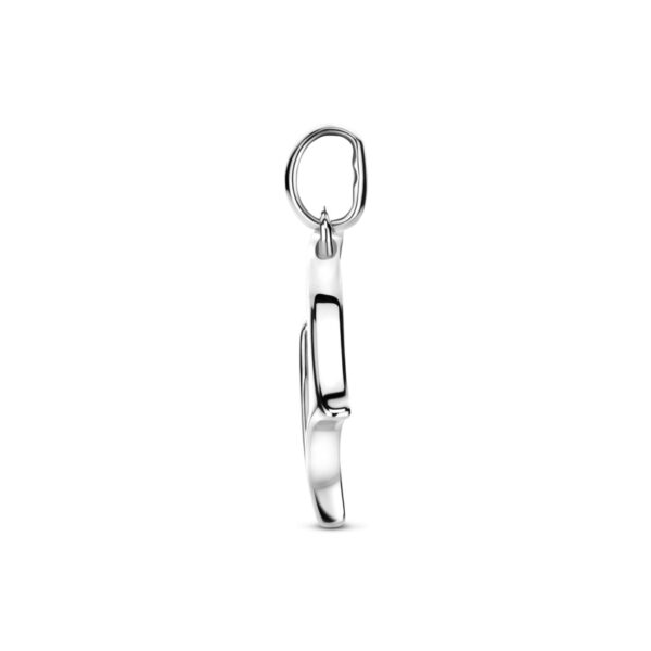 hanger paard 20 mm zilver gerhodineerd - Afbeelding 3