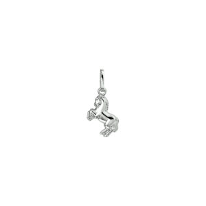 hanger paard zilver gerhodineerd