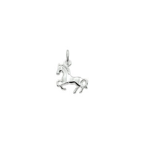 hanger paard zilver gerhodineerd