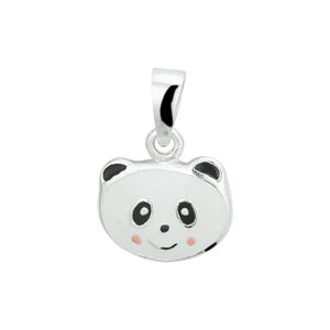 hanger panda zilver wit