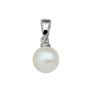 hanger parel zilver gerhodineerd