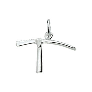 hanger pikhouweel zilver wit