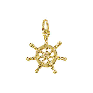 hanger stuurwiel 14K geelgoud