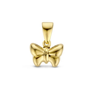 hanger vlinder 14K geelgoud