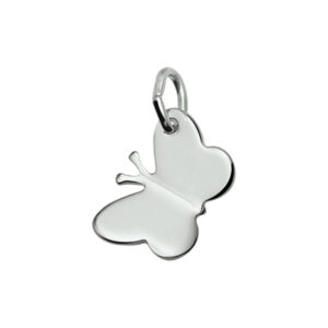 hanger vlinder zilver gerhodineerd