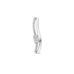 hanger zirkonia 21 mm zilver gerhodineerd