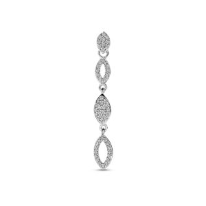 hanger zirkonia 37 mm zilver gerhodineerd