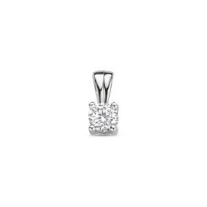 hanger zirkonia 9 mm zilver gerhodineerd