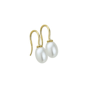oorhangers parel franse haak 14K geelgoud
