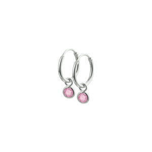 oorhangers zirkonia zilver gerhodineerd