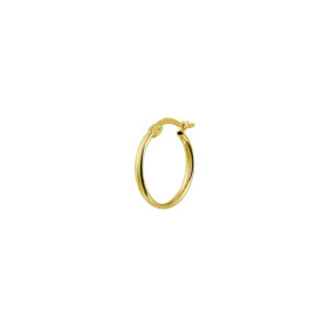 oorring 16,5 mm per stuk 14K geelgoud
