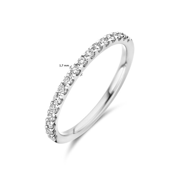 platina ring diamant 0.25ct h si platina - Afbeelding 5