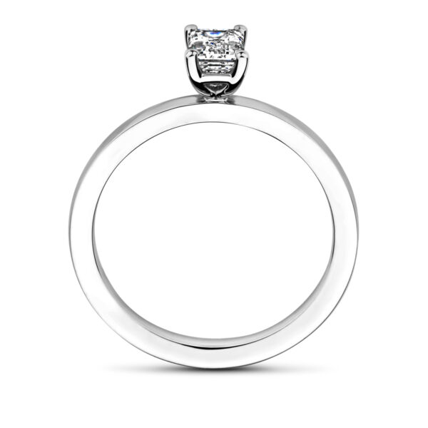 platina ring diamant 0.50ct g vsi platina - Afbeelding 2