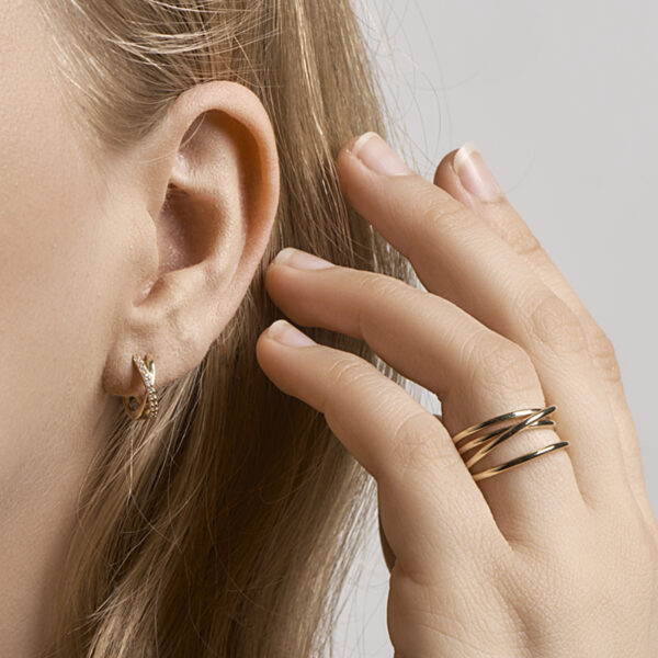 ring 14K geelgoud - Afbeelding 2