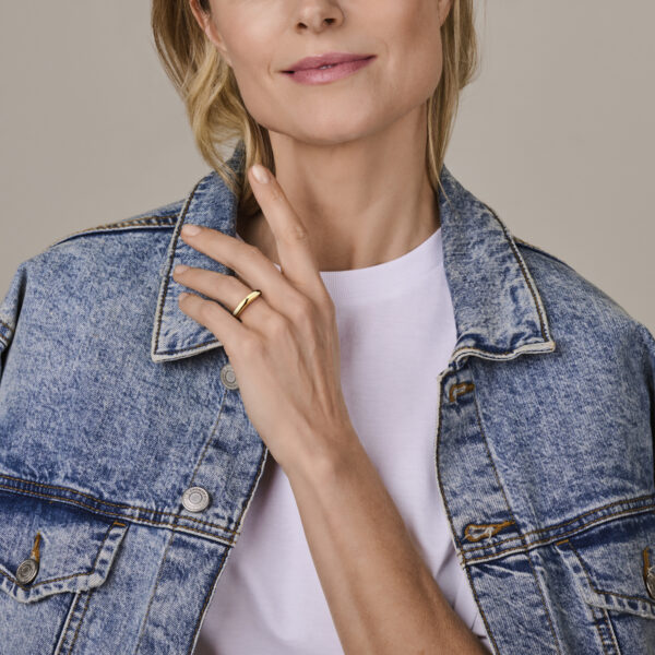 ring 14K geelgoud - Afbeelding 2