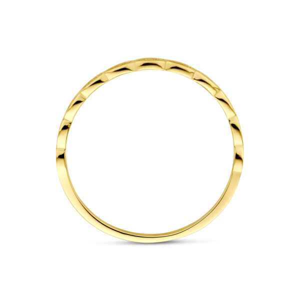 ring 14K geelgoud - Afbeelding 3
