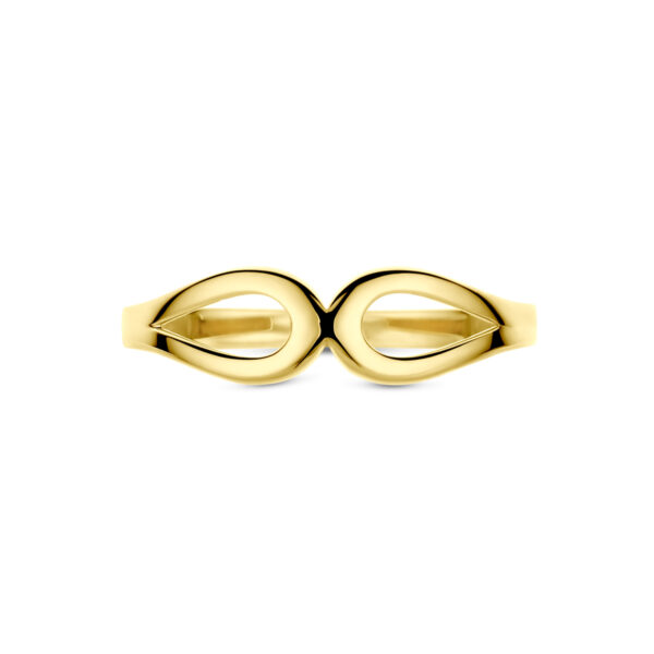 ring 14K geelgoud - Afbeelding 4