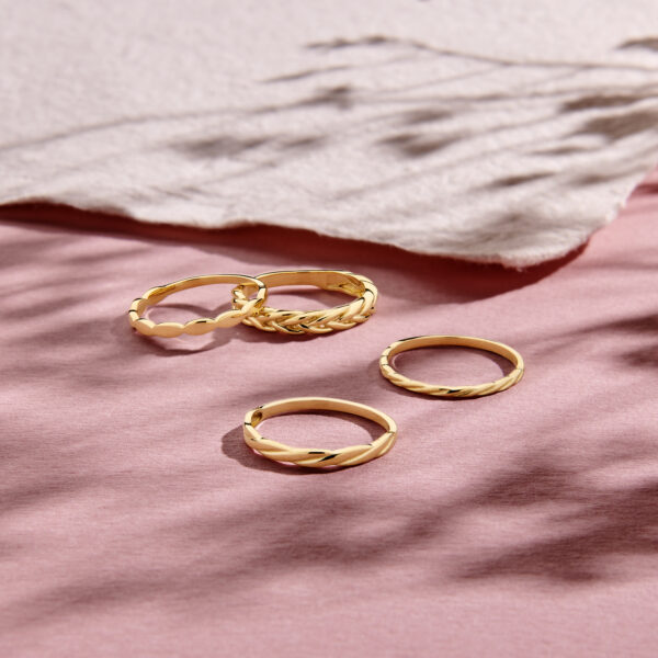 ring 14K geelgoud - Afbeelding 6