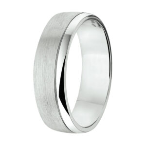 ring a206/a310/a312 - 6 mm - zonder steen zilver gerhodineerd